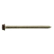 MIDWEST FASTENER Sheet Metal Screw, #8 x 2-1/2 in, Painted 18-8 Stainless Steel Hex Head Combination Drive, 12 PK 71066